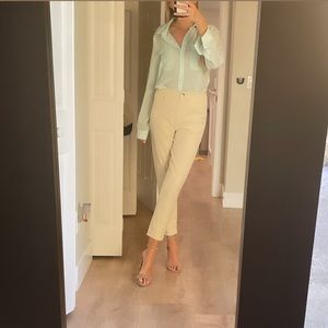 Beige/cream dress pants